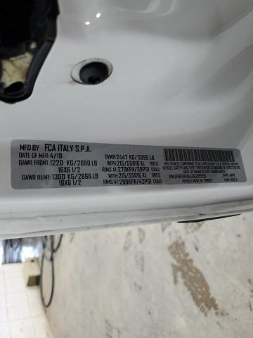 ZFBERFAB4J6J59555 - 2018 RAM PROMASTER WHITE photo 13