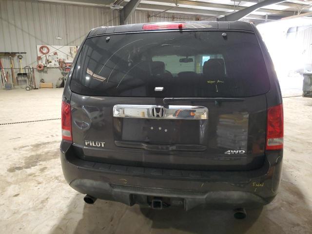 5FNYF4H52EB039237 - 2014 HONDA PILOT EXL BROWN photo 6