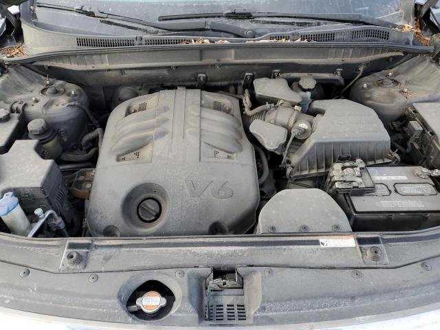 KM8NUDCC5BU145307 - 2011 HYUNDAI VERACRUZ GLS GRAY photo 12