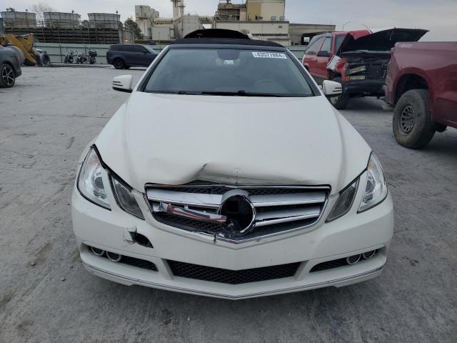 WDDKK5GF4BF036970 - 2011 MERCEDES-BENZ E 350 WHITE photo 5