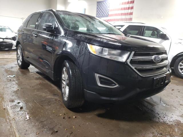 2FMPK4K93HBC13266 - 2017 FORD EDGE TITANIUM BLACK photo 4