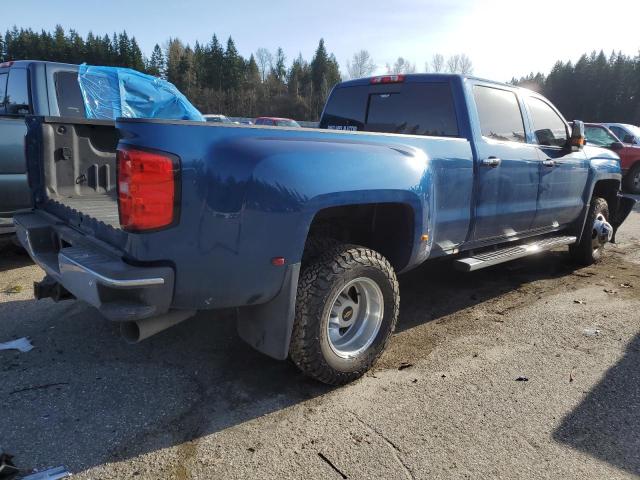 1GC4KXEY9KF104358 - 2019 CHEVROLET SILVERADO K3500 LTZ BLUE photo 3