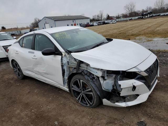 3N1AB8DV2LY234589 - 2020 NISSAN SENTRA SR WHITE photo 4