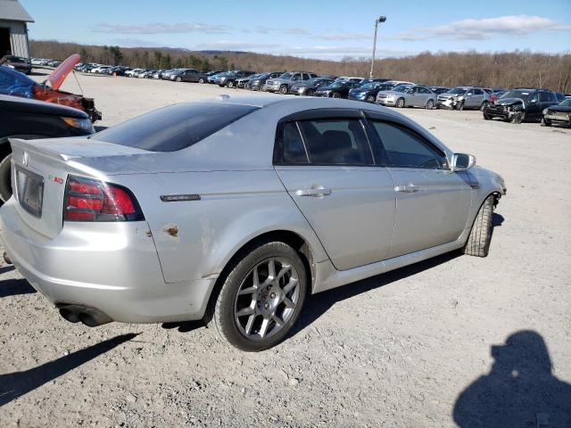 19UUA76587A009352 - 2007 ACURA TL TYPE S SILVER photo 3