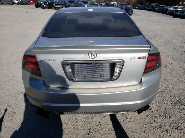 19UUA76587A009352 - 2007 ACURA TL TYPE S SILVER photo 6