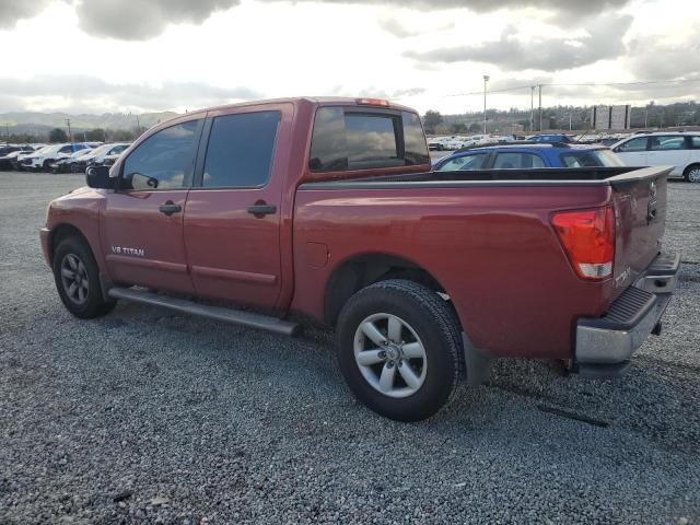 1N6BA0EC0EN510378 - 2014 NISSAN TITAN S BURGUNDY photo 2