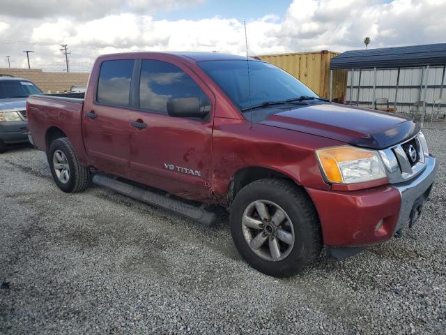 1N6BA0EC0EN510378 - 2014 NISSAN TITAN S BURGUNDY photo 4