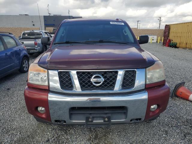 1N6BA0EC0EN510378 - 2014 NISSAN TITAN S BURGUNDY photo 5