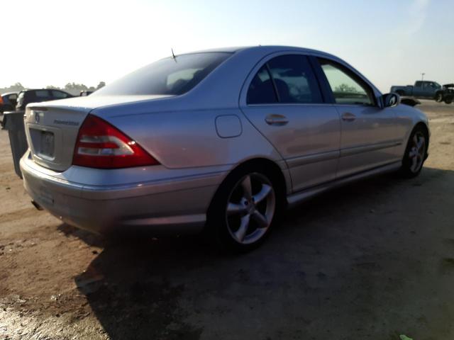 WDBRF40J85F712071 - 2005 MERCEDES-BENZ C 230K SPORT SEDAN SILVER photo 3