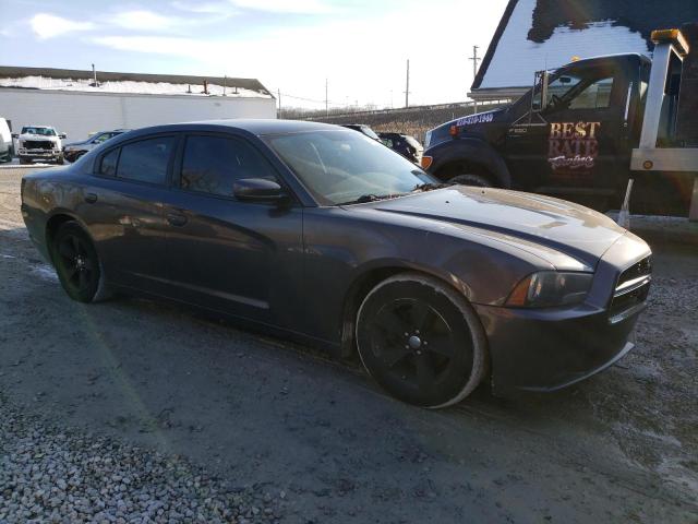 2C3CDXBG4DH542387 - 2013 DODGE CHARGER SE GRAY photo 4