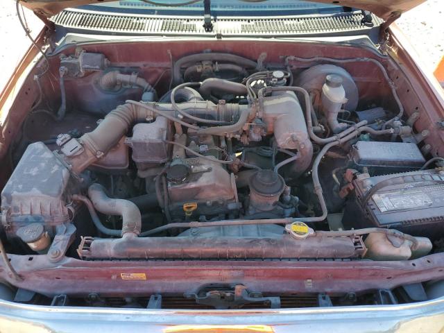 5TESM92N62Z111116 - 2002 TOYOTA TACOMA XTRACAB PRERUNNER წითელი ფოტო 11