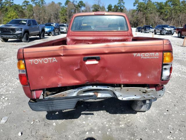 5TESM92N62Z111116 - 2002 TOYOTA TACOMA XTRACAB PRERUNNER წითელი ფოტო 6