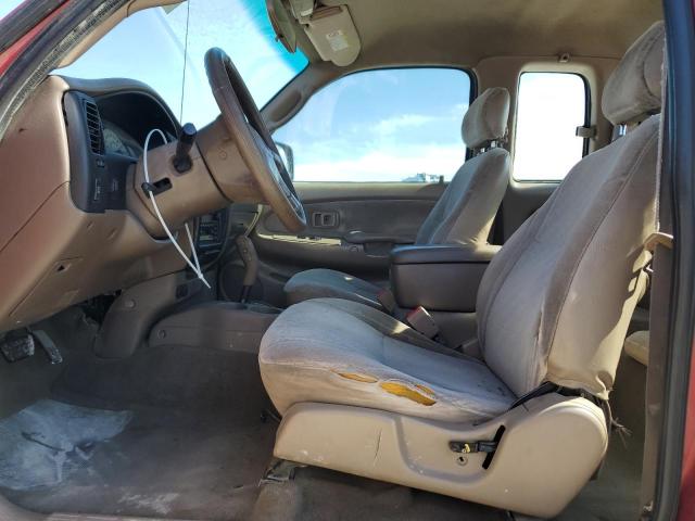 5TESM92N62Z111116 - 2002 TOYOTA TACOMA XTRACAB PRERUNNER წითელი ფოტო 7