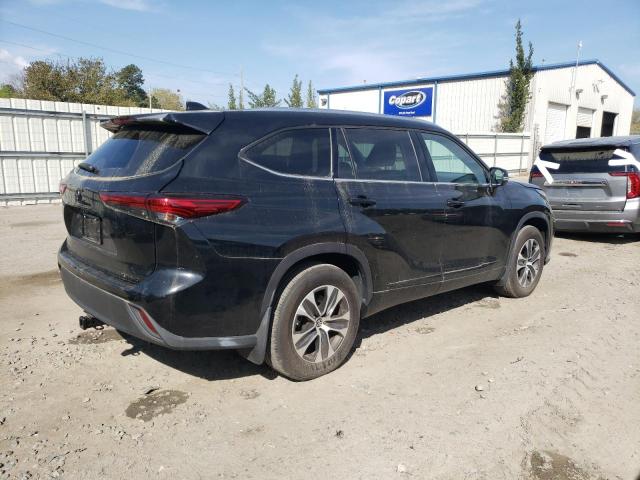 5TDHZRBH4MS069387 - 2021 TOYOTA HIGHLANDER XLE შავი ფოტო 3