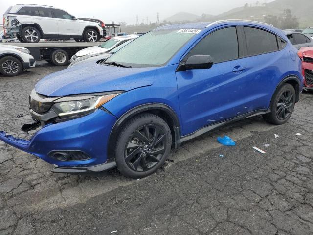 3CZRU5H16NM701968 - 2022 HONDA HR-V SPORT BLUE photo 1