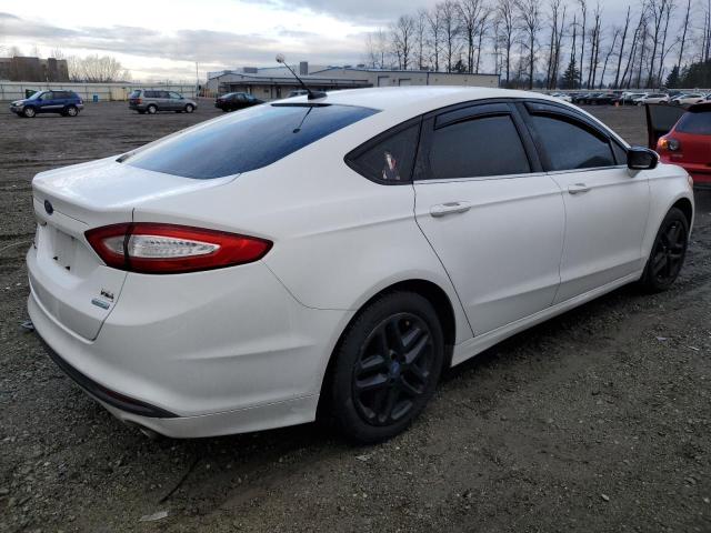 3FA6P0HR1DR193179 - 2013 FORD FUSION SE WHITE photo 3