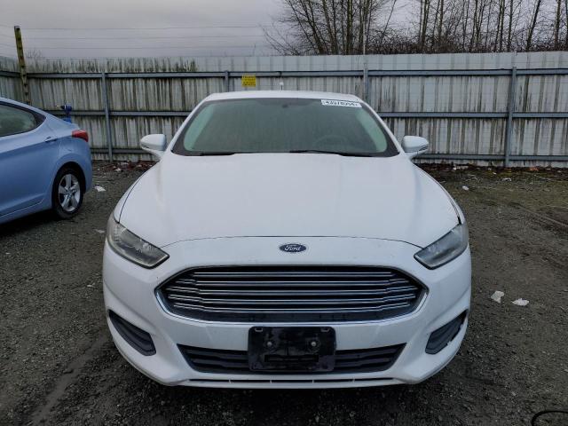 3FA6P0HR1DR193179 - 2013 FORD FUSION SE WHITE photo 5