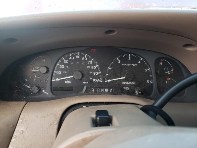 5LMPU28AXXLJ33331 - 1999 LINCOLN NAVIGATOR წითელი ფოტო 9