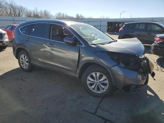 2HKRM4H77DH622043 - 2013 HONDA CR-V EXL GRAY photo 4