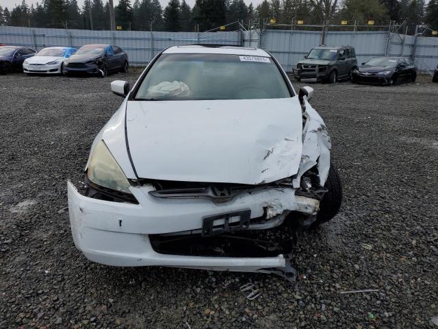 1HGCM56623A131733 - 2003 HONDA ACCORD EX WHITE photo 5