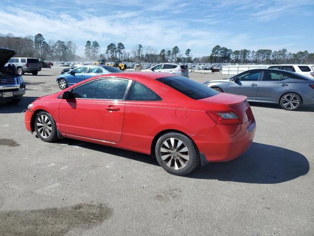 2HGFG1B89AH530559 - 2010 HONDA CIVIC EX RED photo 2