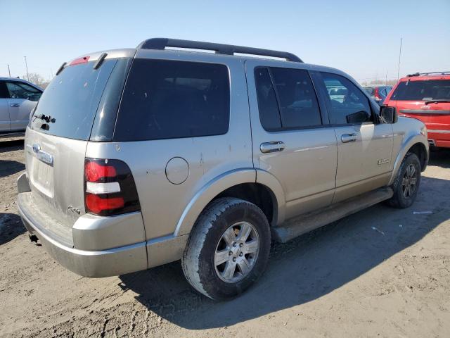 1FMEU73E58UB05806 - 2008 FORD EXPLORER XLT GRAY photo 3