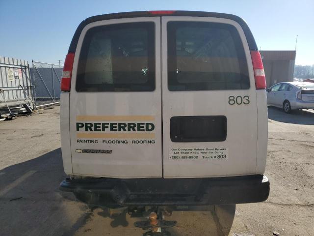 1GCZGHFGXJ1240075 - 2018 CHEVROLET EXPRESS G3 WHITE photo 6