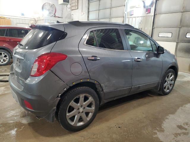 KL4CJHSB9EB552691 - 2014 BUICK ENCORE PREMIUM GRAY photo 3