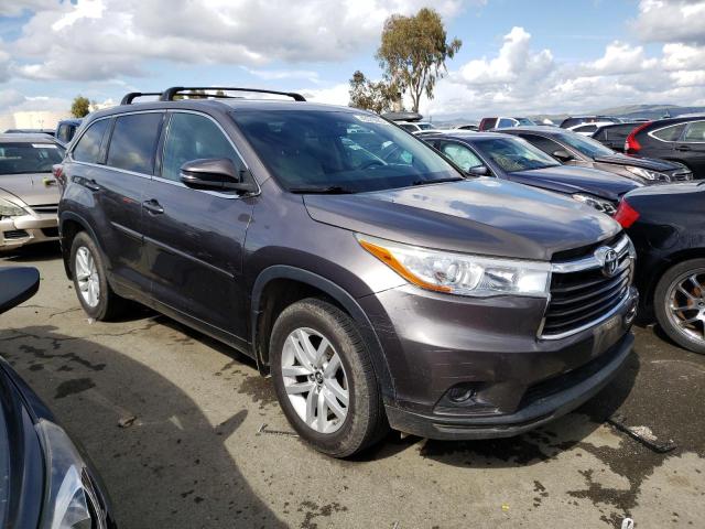 5TDBKRFH2GS291659 - 2016 TOYOTA HIGHLANDER LE GRAY photo 4