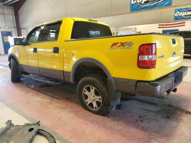 1FTPW14514KA83411 - 2004 FORD F150 SUPERCREW YELLOW photo 2