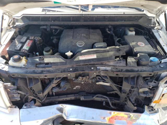 1N6AA0EC5AN305855 - 2010 NISSAN TITAN XE WHITE photo 11