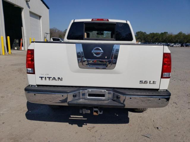 1N6AA0EC5AN305855 - 2010 NISSAN TITAN XE WHITE photo 6