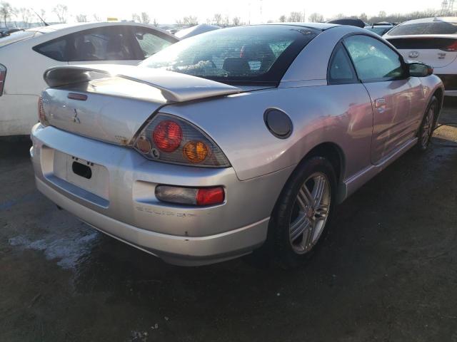 4A3AC84H83E025663 - 2003 MITSUBISHI ECLIPSE GT SILVER photo 3