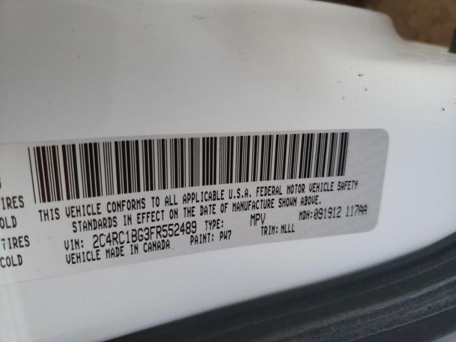 2C4RC1BG3FR552489 - 2015 CHRYSLER TOWN & COU TOURING 白色 照片 13