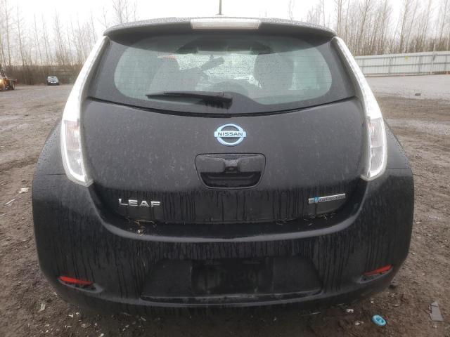 1N4AZ0CP6FC305437 - 2015 NISSAN LEAF S BLACK photo 6