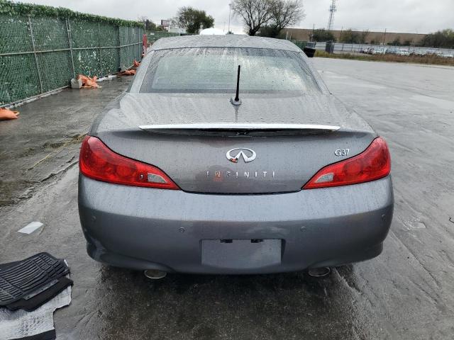 JN1CV6FEXCM200680 - 2012 INFINITI G37 BASE GRAY photo 6