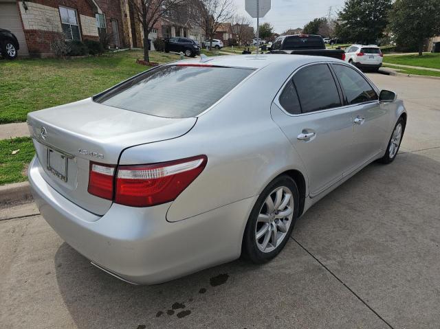 JTHBL46F185054911 - 2008 LEXUS LS 460 SILVER photo 4