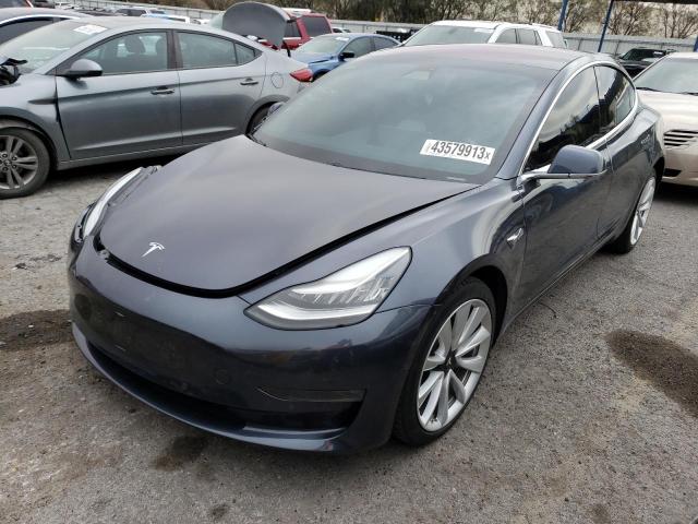 5YJ3E1EB3JF188465 - 2018 TESLA MODEL 3 CHARCOAL photo 1