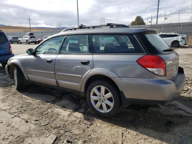 4S4BP61C297324664 - 2009 SUBARU OUTBACK 2.5I GRAY photo 2