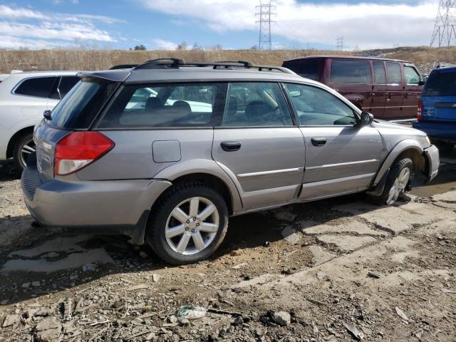 4S4BP61C297324664 - 2009 SUBARU OUTBACK 2.5I GRAY photo 3