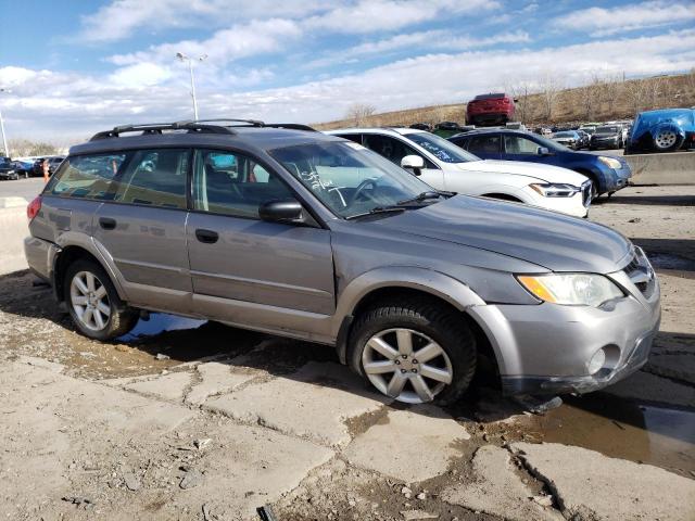 4S4BP61C297324664 - 2009 SUBARU OUTBACK 2.5I GRAY photo 4