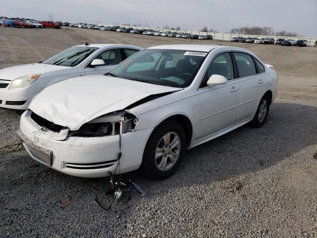 2G1WA5E35E1122610 - 2014 CHEVROLET IMPALA LIM LS WHITE photo 1