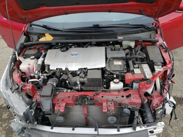 JTDKARFP5L3156827 - 2020 TOYOTA PRIUS PRIM LE RED photo 11