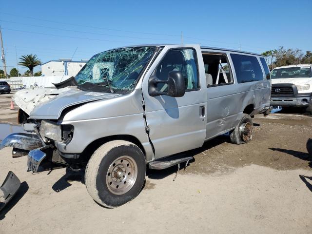 1FBSS31L26DA18342 - 2006 FORD ECONOLINE E350 SUPER DUTY WAGON SILVER photo 1