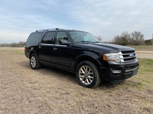 1FMJK1KT3FEF01547 - 2015 FORD EXPEDITION EL LIMITED BLACK photo 1