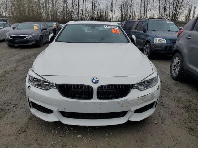 WBA3R5C5XEF784745 - 2014 BMW 435 XI WHITE photo 5