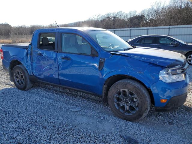 3FTTW8E91NRA51628 - 2022 FORD MAVERICK XL BLUE photo 4