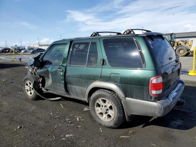 JN8AR07Y0YW441730 - 2000 NISSAN PATHFINDER LE 绿色 照片 2