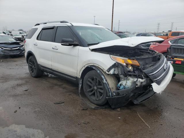 1FM5K7D87DGB76268 - 2013 FORD EXPLORER XLT WHITE photo 4