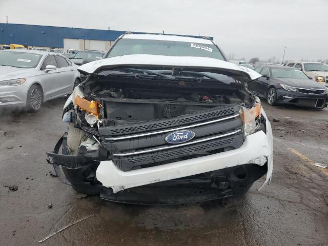 1FM5K7D87DGB76268 - 2013 FORD EXPLORER XLT WHITE photo 5